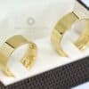 Alianças Quadradas Anatômicas em Ouro 18k - Image 4