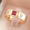 Anel de Formatura Masculino em Ouro 18k com Brilhantes e Pedra NATURAL - AF002M-N - Image 3