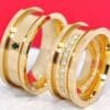 Alianças Anatômicas com Lateral Alta e Diamantes - Image 3