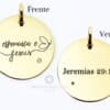 pingente personalizado com logomarca em ouro 18k