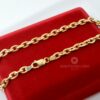 Pulseira Masculina Oca em Ouro 18k - Elo Cadeado - Image 3