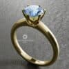 Anel em Ouro 18k com Topázio Azul de 6,5mm - Image 3