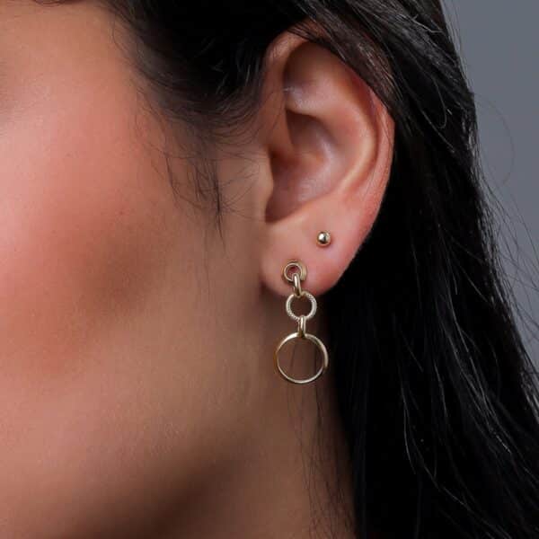 Brincos Pendente em Ouro 18k