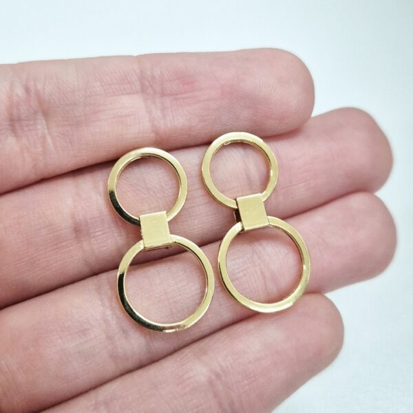 Brincos em Ouro 18k - 2,0cm